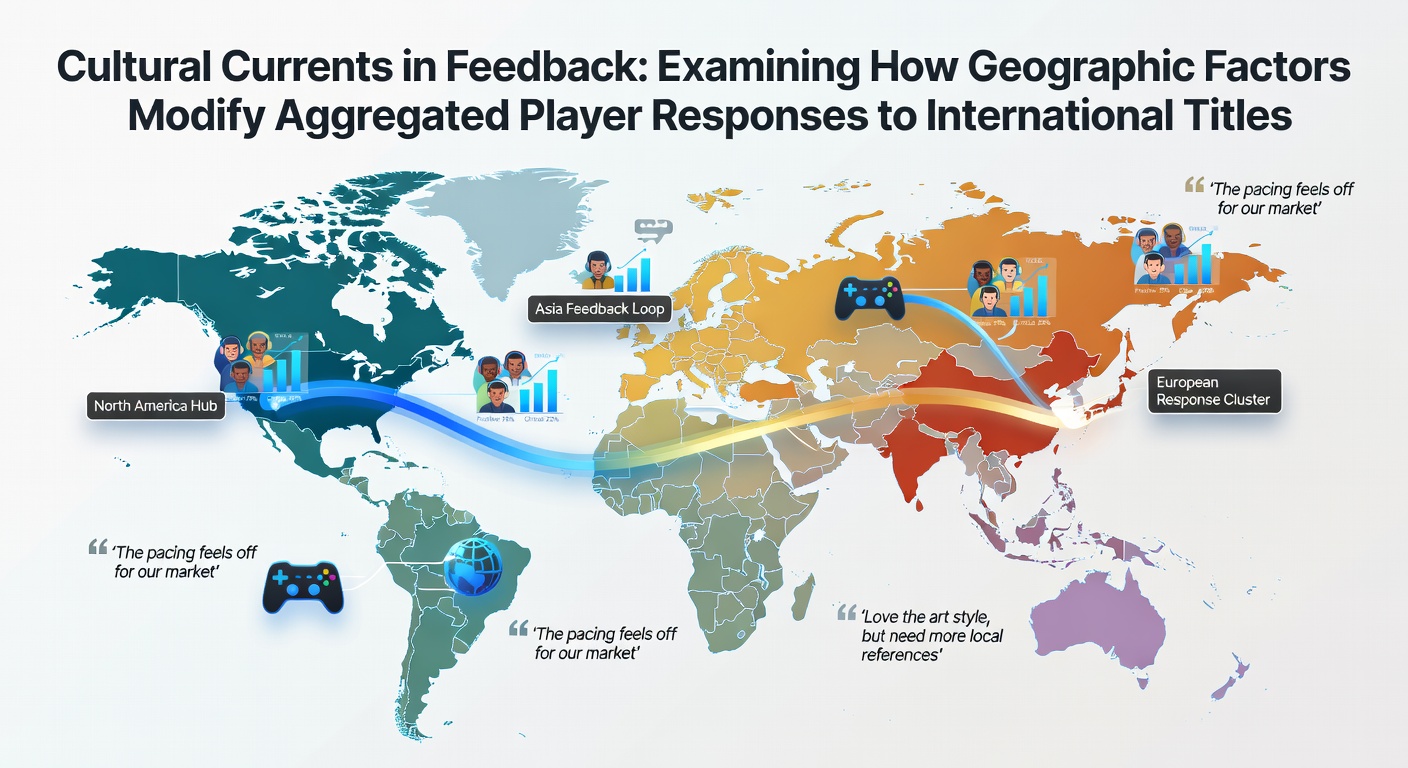 Global heatmap displaying aggregated player ratings for international video game titles across different regions